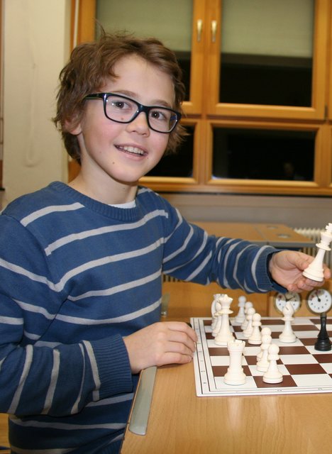 Landesmeister in der Klasse U12 männlich: Alexander Hörfarter aus Stuhlfelden; er spielt für den USK Uttendorf, Sektion Schach. | Foto: Christa Nothdurfter