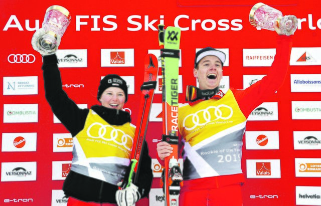 Sandro Siebenhofer (rechts) wurde zum „Rookie auf the Year“ gewählt.  | Foto: GEPA pictures