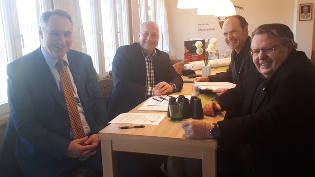 Josef Schmidl Haberleitner, Michael Schramek, Florian Aigner und Ludwig Binder. | Foto: zVg