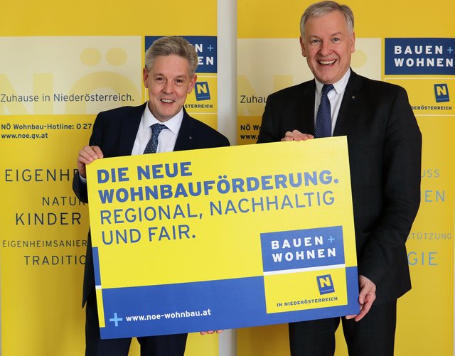 LAbg. Hermann Hauer, Landesrat Martin Eichtinger