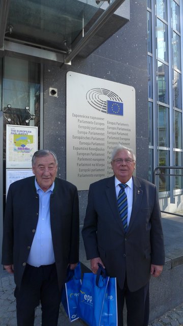 Genossen den Ausflug: Erwin Seelos und Rainer Hroch | Foto: Hroch