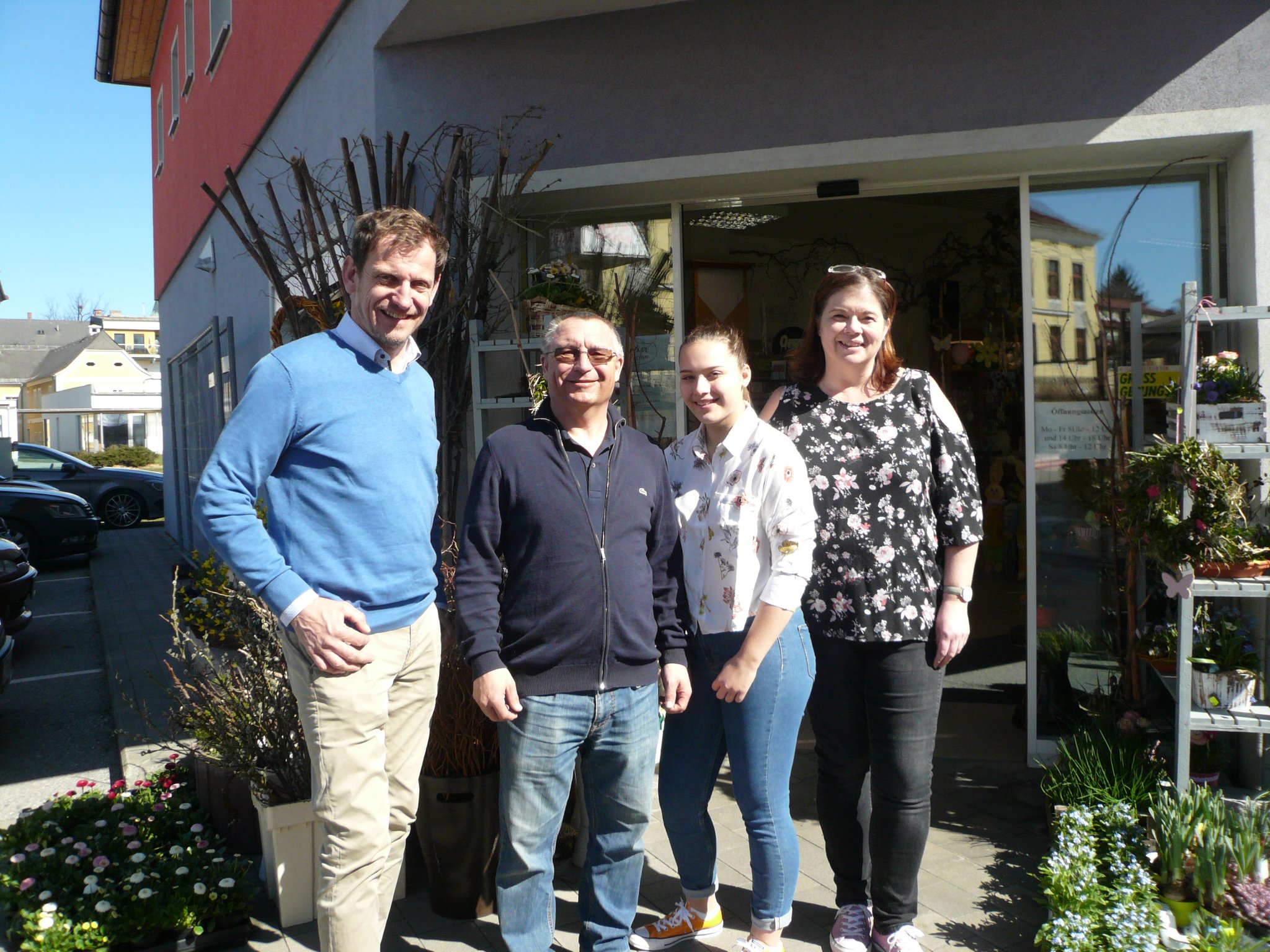 Groß Gerungs Der TVGärtner war in der Gärnterei Hahn Zwettl