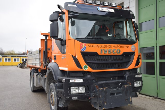 Die gemeindeeigenen Lkws in Marchtrenk werden mit Abbiegeassistenzsystemen ausgestattet. | Foto: Stadtgemeinde Marchtrenk