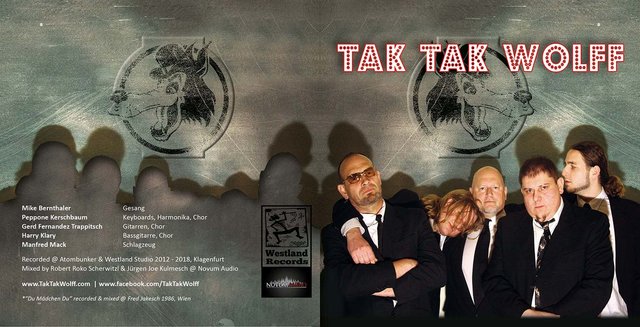 Tak Tak Wolff: CD-Release und Abschiedskonzert -
am 5. April, 20 Uhr (Einlass 19 Uhr) im Volxhaus Klagenfurt 
(CD-Cover) | Foto: Tak Tak Wolff