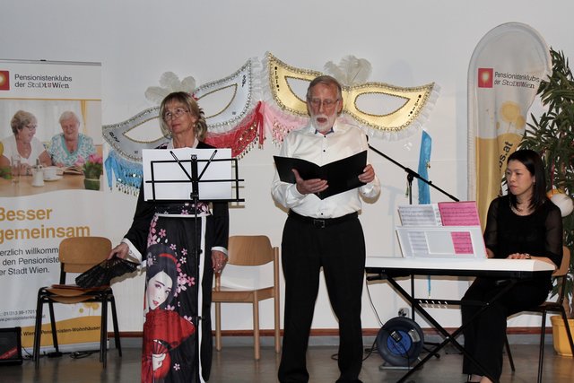 Offene Bühne im Pensionistenklub Wehlistraße: Viel Musik stand am Programm, etwa Oper, Operette und Schlager.