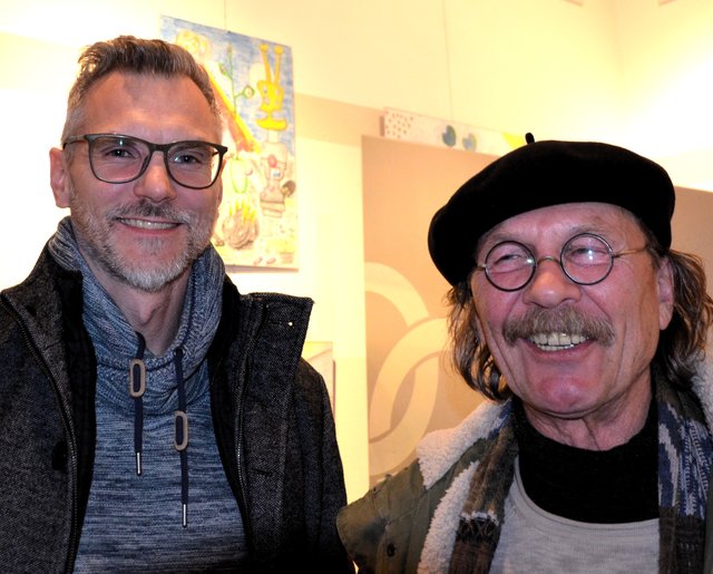 Hans Lassnig und Wolfgang Isola