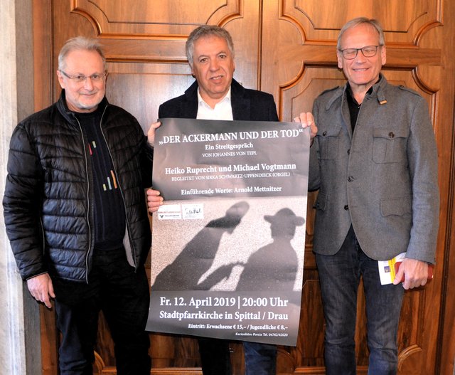 Ernst Windbichler, Franz Eder und Arnold Mettnitzer