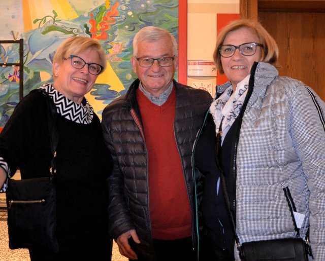 Anita Längle mit Peter und Lieselotte Kocara