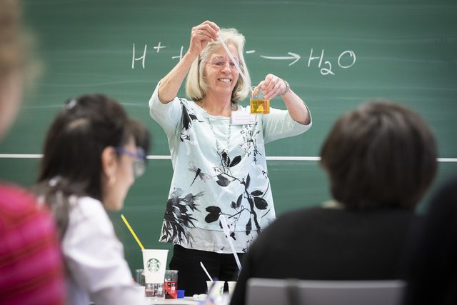 Petra Van Koppen bei ihrem Workshop. | Foto: IST Austria
