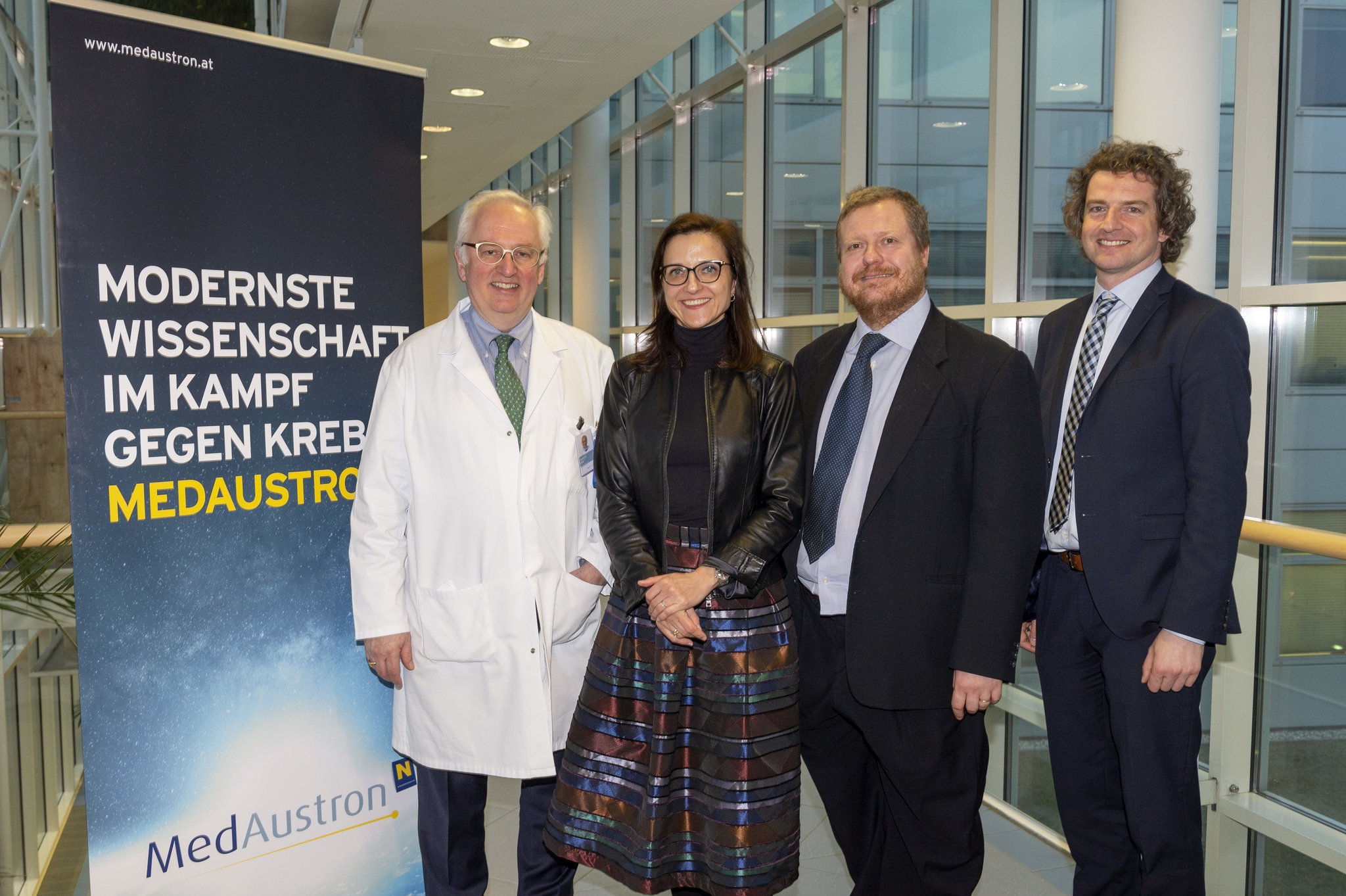 MedAustron Vorbereitung auf neue Teilchen für die Krebstherapie