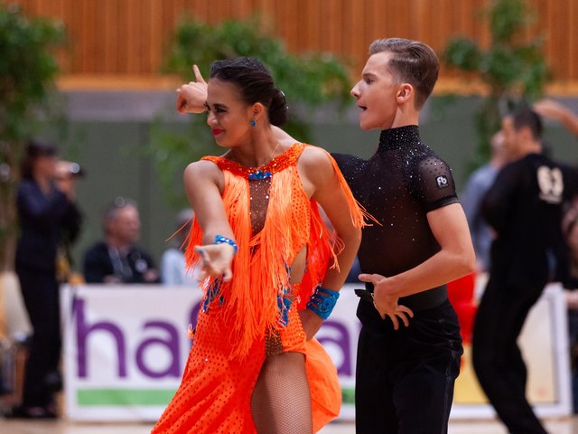 Liliane Farkas und Leon Mühleder starten für Keep Swinging Langenzersdorf. Sie holen sich den Meistertitel in der A-Klasse. | Foto: Regina Courtier