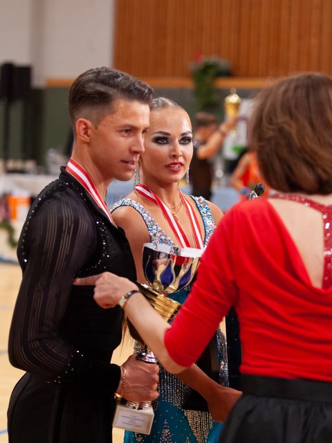 Staatsmeister Jaroslava Huber und Sebesi Hunor im Gespräch mit Gabi Jahn vom ORF Sport | Foto: Regina Courtier