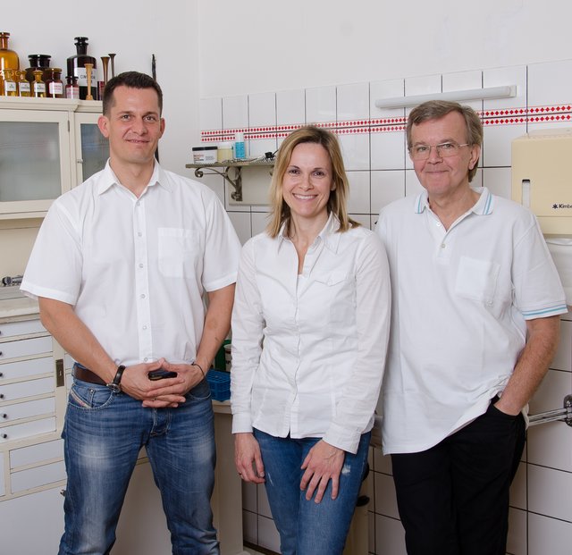 Wolfgang Mückstein, Fabienne Lamel und Franz Mayrhofer (v.l.) sind das Kernteam von Medizin Mariahilf.