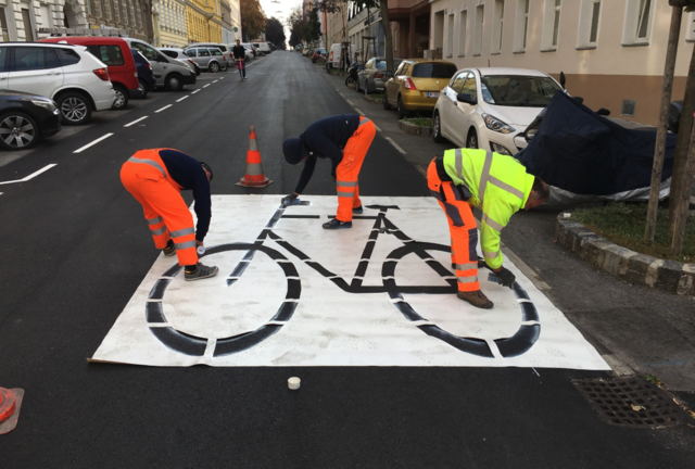 Soll die Lazarettgasse zur Fahrradstraße werden? Der Vorschlag im Zuge des "Mitmach-Budgets" kommt gut an. | Foto: Markus Mikl