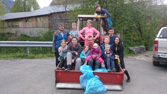 Micheldorfer waren 2018 für die Umwelt im Einsatz. Kulturverein und die Kinder arbeiten dabei Hand in Hand