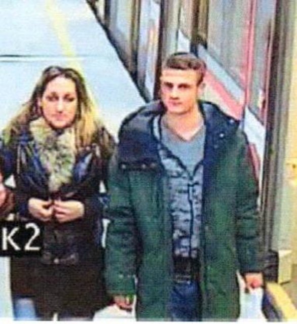 Die Polizei fahndet nach diesen beiden Personen.