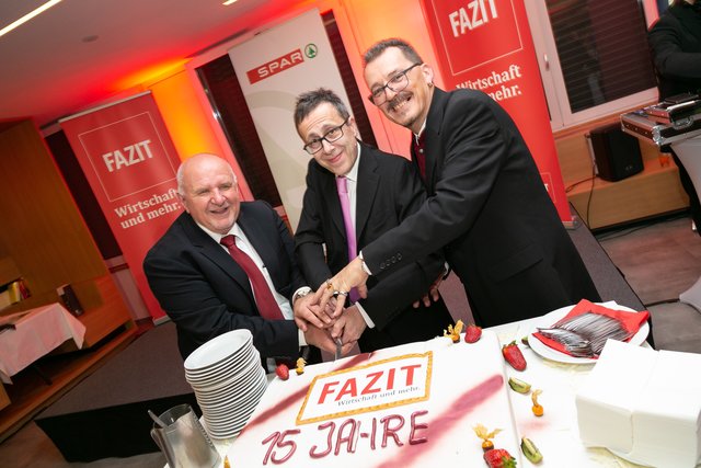 Fazit-Jubiläum Johannes Tandl, Christian Klepej und Horst Futterer (v. l.) | Foto: Foto Frankl