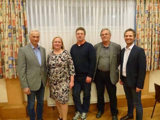 Josef Mair, Gerlinde Hofmann, Konrad Schützeneder, Bernhard Pelikan, Clemens Nachbauer.
