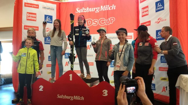 Angiolina Raich gelang ein hervorragender vierter Platz vom Salzburg Milch Kids Finale im Minicross.  | Foto: Alexandra Raich-Mader