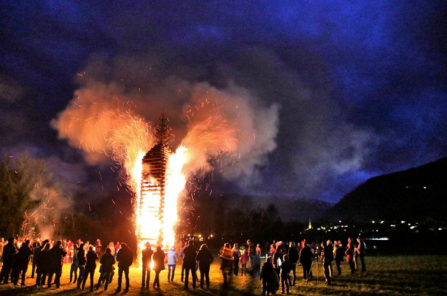 (Archivbild) Lungauer Osterfeuer. | Foto: Wolfgang Hojna-Leidolf