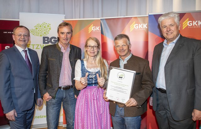 Für die Bundesforste im Pongau kamen Hubert Huttegger, Maria Pfister und Georg Röck. | Foto: SGKK Kolarik