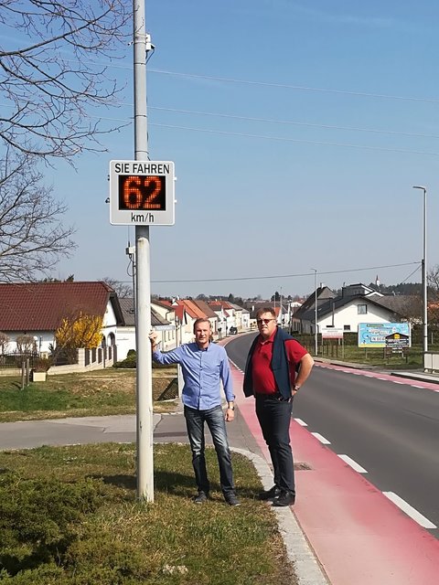 Vbm. Andreas Bauer und Sicherheitsbeauftragter GR Norbert Dorner | Foto: Dorner