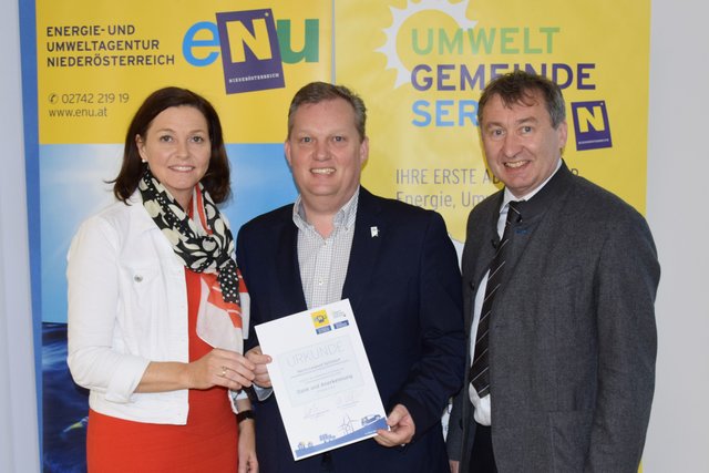 Doris Schmidl, Leopold Spitzbart und Herbert Greisberger
