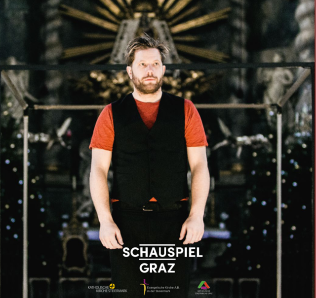 Fredrik Jan Hofmann steht als "Judas" in der Evangelischen Heilandskirche Fürstenfeld am 13. April auf der Bühne.