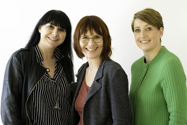 Das Team des FBZ - Manuela Brandstätter, Itta Tenschert, Katrin Mitterdorfer (v.l.) - betreut den Offenen Raum.