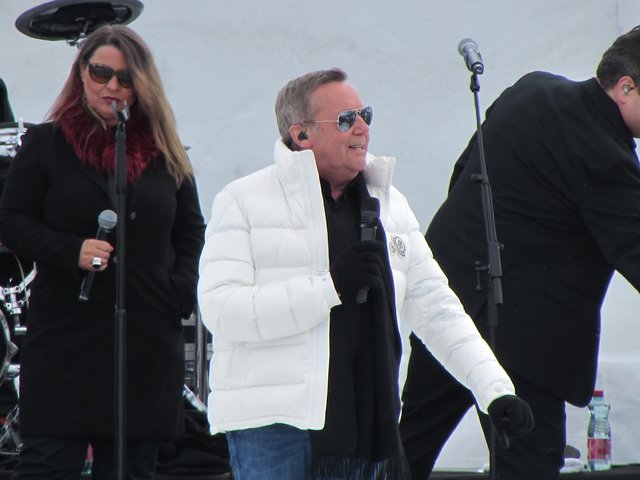 Roland Kaiser gab erstmals ein Konzert auf 2200m Seehöhe. 