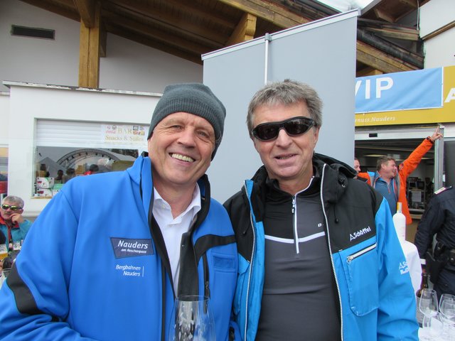 Walter Ploner und Thomas Weidinger freuten sich aufs Konzert von Roland Kaiser. 