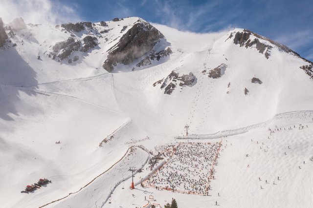 Blick auf das Gamsleiten-Kriterium von oben | Foto: Copyright: Tourismusverband Obertauern