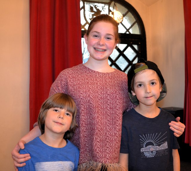 Paco, Julia und Levi Peschl