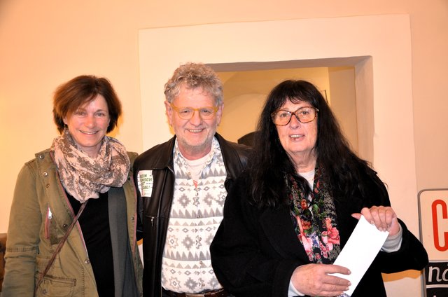 Petra Russegger mit Karl und Monika Palle