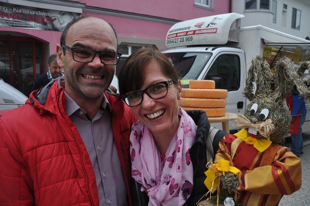 Manfred Jesch und Sabine Trojar. | Foto: Christopher Polesnig