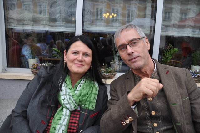 Brigitte Knöbelreiter und Johann Pauser. | Foto: Christopher Polesnig