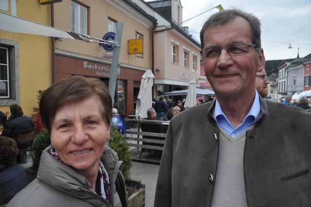 Maria Riepl und Lorenz Szabo. | Foto: Christopher Polesnig