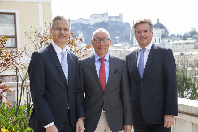 Andreas Derndorfer, Ernst Brandstätter und Günther Reibersdorfer. | Foto: Raiffeisenverband Salzburg