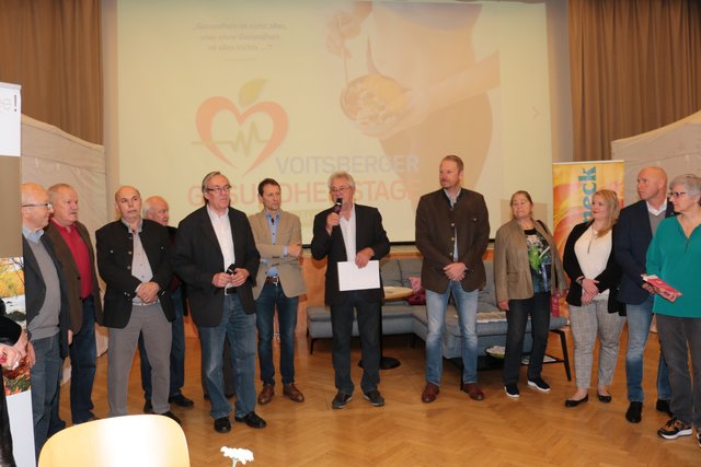 Die Voitsberger Gemeindespitze bei der Eröffnung in den Stadtsälen. | Foto: Lederer