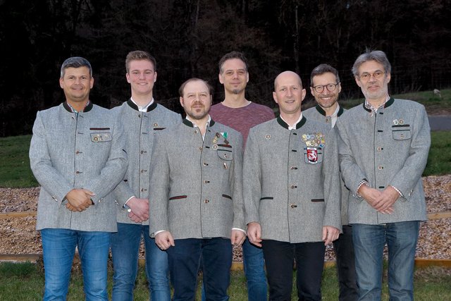 Von links nach rechts: Schreihofer Jürgen, Prinz Mario, Ehrentraut Stefan, Hofer Claus, Spindlberger Martin, Schimböck Harald, OSM Eder Erich; nicht am Bild Kling Rudolf