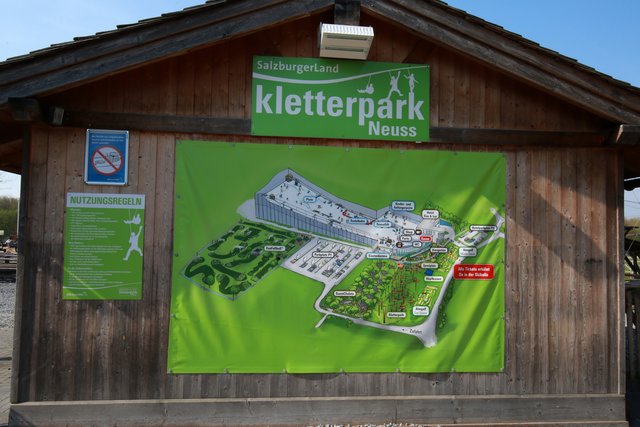Genächtigt wurde im Hotel in Neuss, wo sich auch die Skihalle und ein Kletterpark befinden... hier ein Lageplan. | Foto: Gottfried Maierhofer