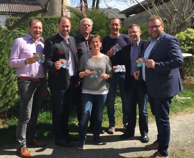 Hans Peter Werderitsch, Christian Sagartz, Helmut Horvath, Sonja Bogad, Florian Schoditsch, Stefan Zlatarits, Gregor Hafner. | Foto: ÖVP