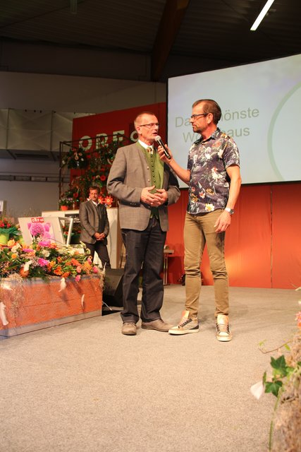 Landesgärtnermeister Dietmar Bergmoser (links), Ploberger. | Foto: mb