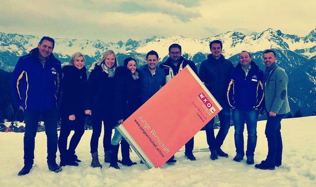 JW Nightflow Fiss: Hubert Pale, Elisabeth Walter, Elisabeth Kurz, Tanja Posch, Patrick Schwarz, Christoph Mallaun, David Lercher, Martin Pregenzer und Otmar Ladner (v.l.). | Foto: © WK Landeck