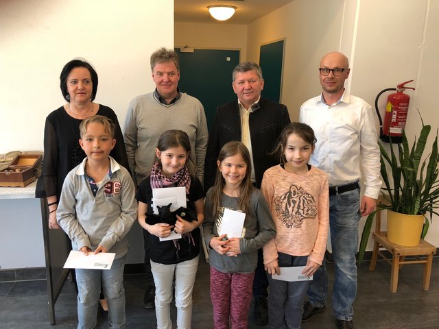 Die Volksschulkinder bewiesen echte Malkünste.