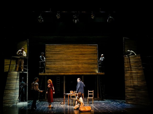 So sah der Hochstand als Kulisse in Bonnie and Clyde aus
