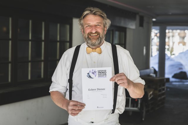 Mit dem Ecken Diener will Andreas Diener international erfolgreich werden.