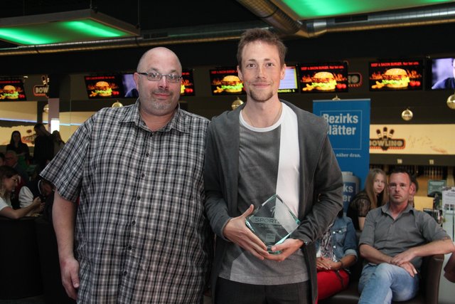 Lilienfelds Sportler des Jahres Kevin Wallner mit Markus Gretzl.