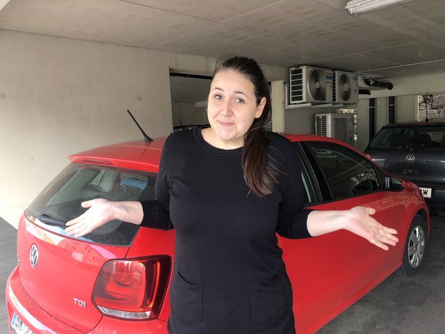Ausrutscher Autofahrt: Nina Schemmerl hat es getan. Sie ist ins Auto gestiegen, wenn auch um Hilfe beim Siedeln zu leisten. | Foto: KK