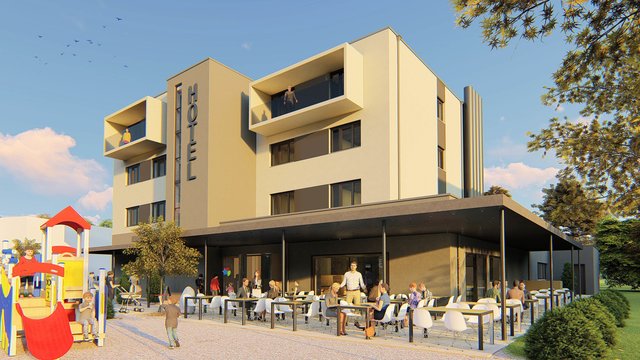 Das neue Stadthotel soll 2020 bereits fertig sein. | Foto: Martin Schwartz